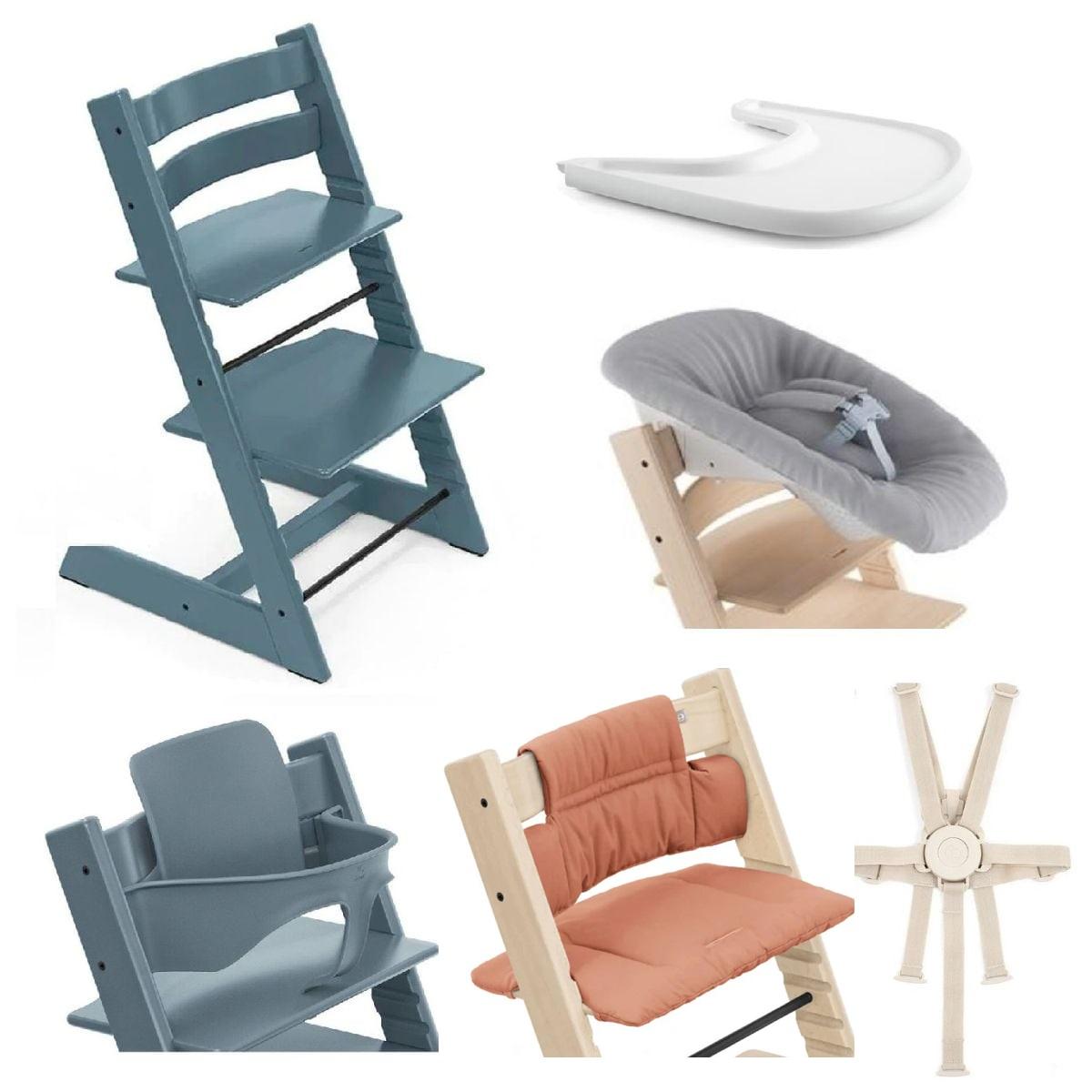 Stokke Tripp Trapp Newborn Set グレー Stokke Tripp Trapp Highchair + Newborn Set